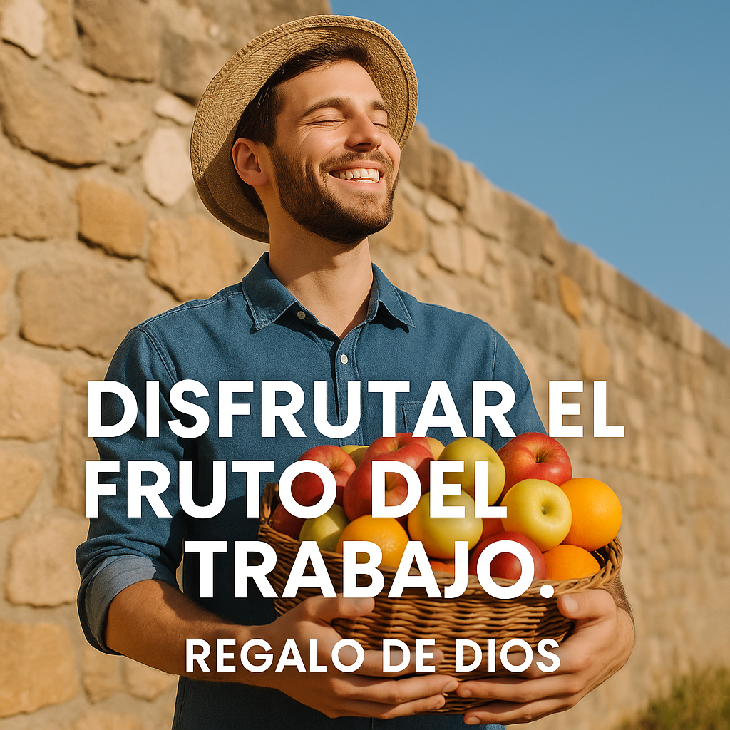 Disfrutar el fruto del trabajo
