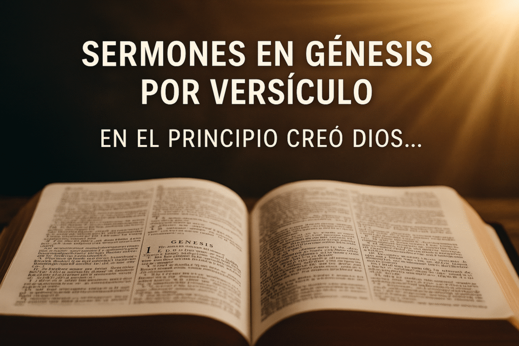 sermones en génesis por versículo