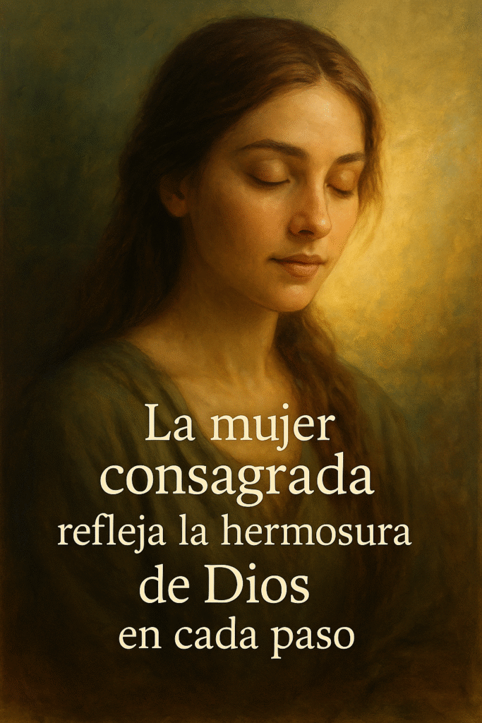 La mujer consagrada refleja la hermosura de Dios en cada paso