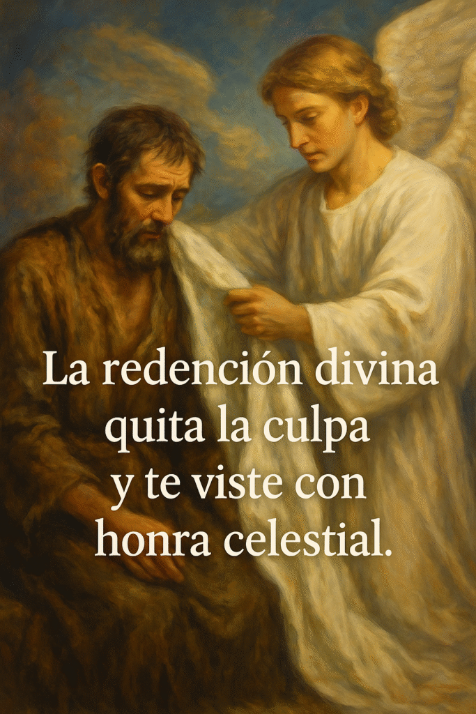 La redención divina quita la culpa y te viste con honra celestial