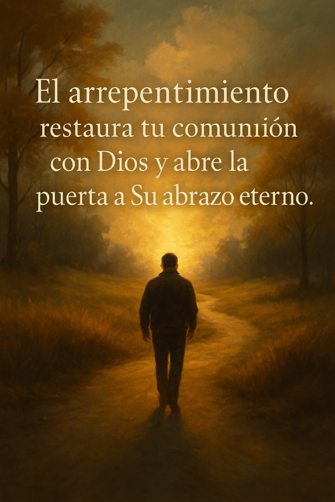 El arrepentimiento restaura tu comunión con Dios y abre la puerta a Su abrazo eterno

