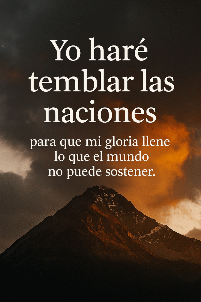 Yo haré temblar las naciones – frase destacada del sermón