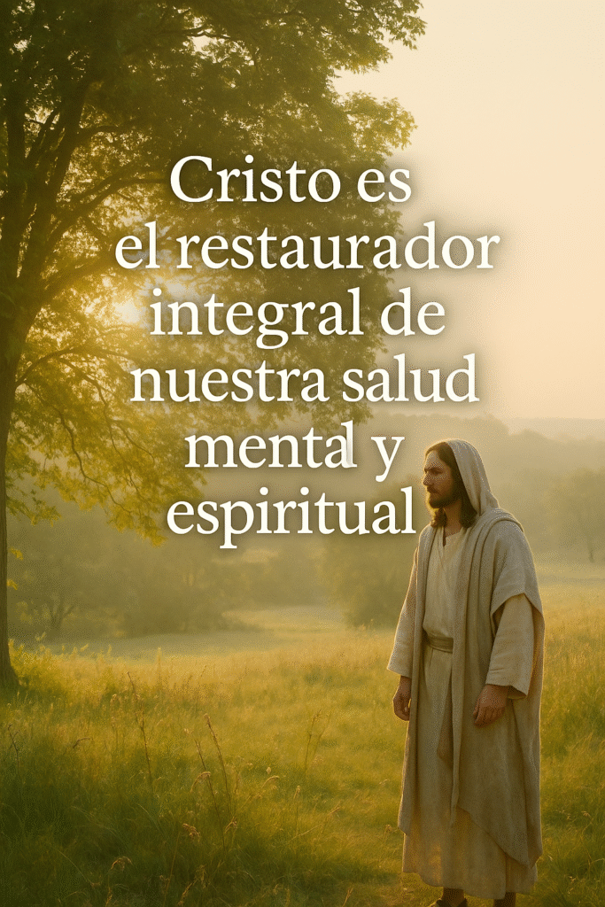 Cristo es el restaurador integral de nuestra salud mental y espiritual